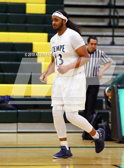 Thumbnail 3 in Tempe vs. Scottsdale Christian Academy (Holiday Invitational Tournament) photogallery.