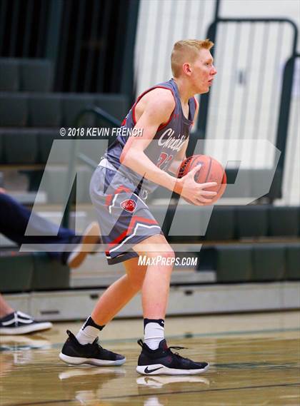 Thumbnail 1 in Tempe vs. Scottsdale Christian Academy (Holiday Invitational Tournament) photogallery.