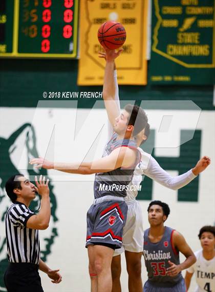 Thumbnail 1 in Tempe vs. Scottsdale Christian Academy (Holiday Invitational Tournament) photogallery.