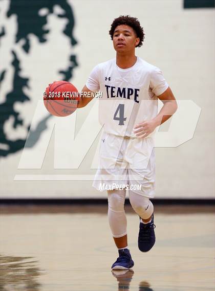 Thumbnail 1 in Tempe vs. Scottsdale Christian Academy (Holiday Invitational Tournament) photogallery.