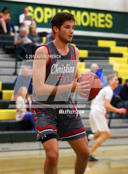 Thumbnail 1 in Tempe vs. Scottsdale Christian Academy (Holiday Invitational Tournament) photogallery.