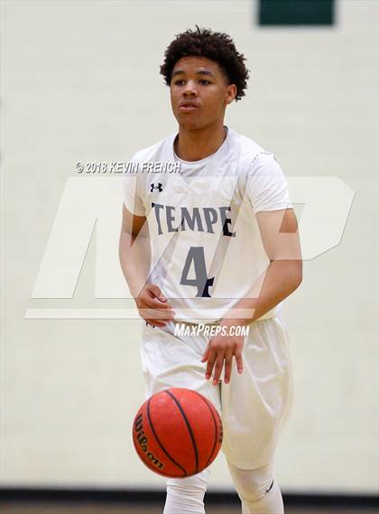 Thumbnail 1 in Tempe vs. Scottsdale Christian Academy (Holiday Invitational Tournament) photogallery.