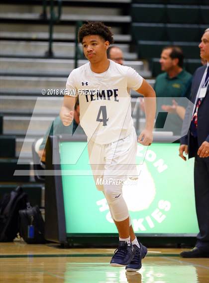 Thumbnail 1 in Tempe vs. Scottsdale Christian Academy (Holiday Invitational Tournament) photogallery.