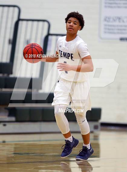Thumbnail 2 in Tempe vs. Scottsdale Christian Academy (Holiday Invitational Tournament) photogallery.