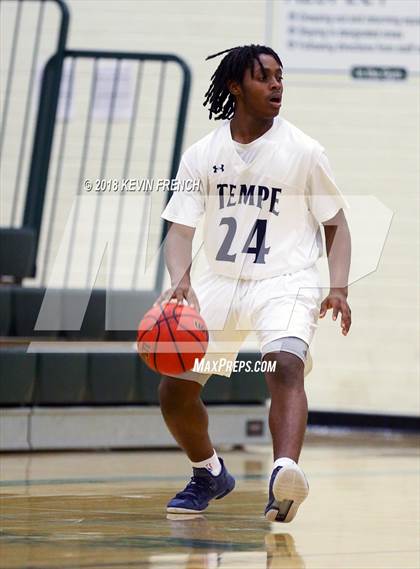 Thumbnail 1 in Tempe vs. Scottsdale Christian Academy (Holiday Invitational Tournament) photogallery.