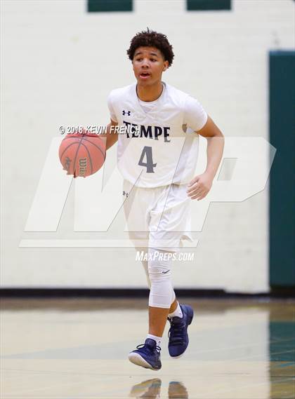 Thumbnail 3 in Tempe vs. Scottsdale Christian Academy (Holiday Invitational Tournament) photogallery.