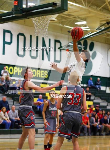 Thumbnail 1 in Tempe vs. Scottsdale Christian Academy (Holiday Invitational Tournament) photogallery.