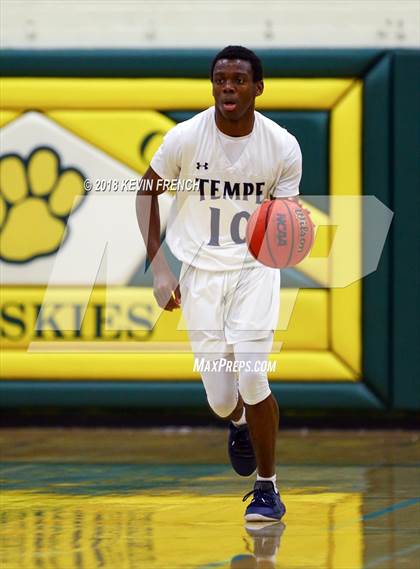Thumbnail 2 in Tempe vs. Scottsdale Christian Academy (Holiday Invitational Tournament) photogallery.