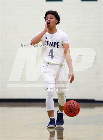 Thumbnail 2 in Tempe vs. Scottsdale Christian Academy (Holiday Invitational Tournament) photogallery.
