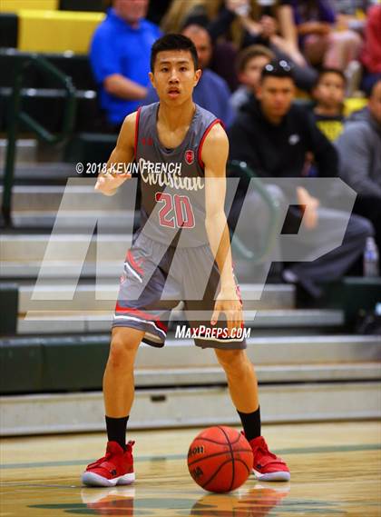 Thumbnail 1 in Tempe vs. Scottsdale Christian Academy (Holiday Invitational Tournament) photogallery.