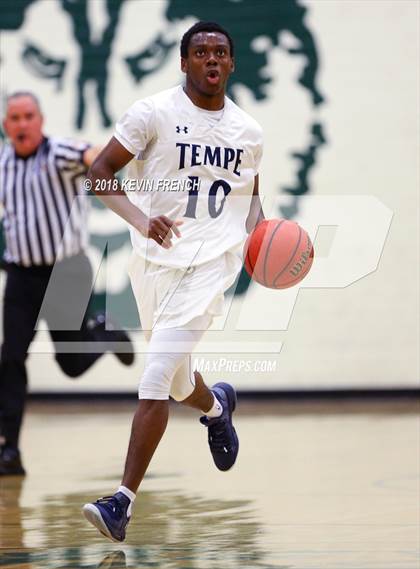 Thumbnail 1 in Tempe vs. Scottsdale Christian Academy (Holiday Invitational Tournament) photogallery.