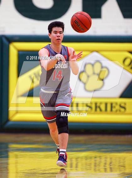 Thumbnail 2 in Tempe vs. Scottsdale Christian Academy (Holiday Invitational Tournament) photogallery.