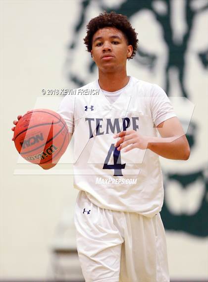 Thumbnail 1 in Tempe vs. Scottsdale Christian Academy (Holiday Invitational Tournament) photogallery.