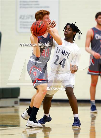 Thumbnail 1 in Tempe vs. Scottsdale Christian Academy (Holiday Invitational Tournament) photogallery.