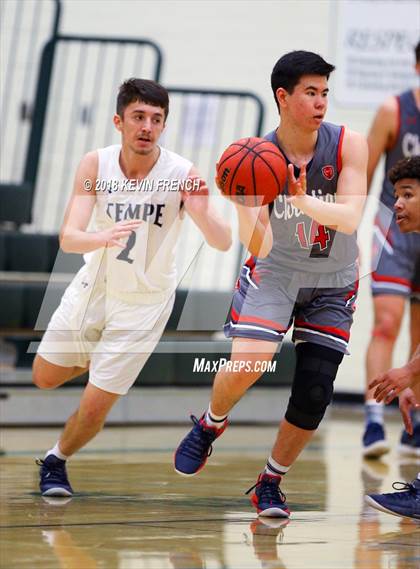 Thumbnail 3 in Tempe vs. Scottsdale Christian Academy (Holiday Invitational Tournament) photogallery.