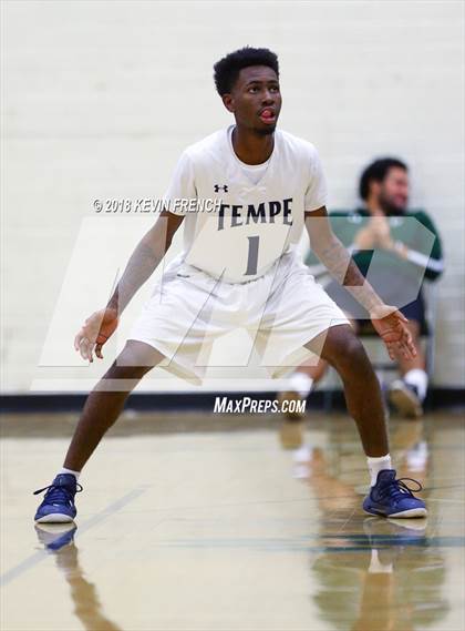 Thumbnail 3 in Tempe vs. Scottsdale Christian Academy (Holiday Invitational Tournament) photogallery.
