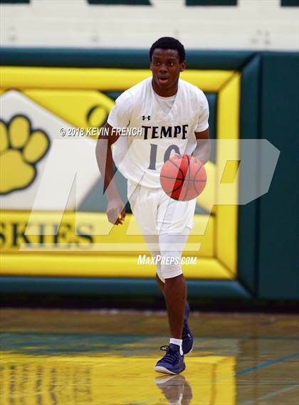 Thumbnail 1 in Tempe vs. Scottsdale Christian Academy (Holiday Invitational Tournament) photogallery.