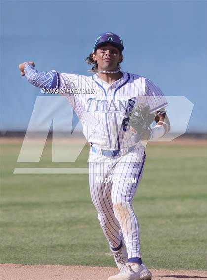 Thumbnail 3 in Elk Grove vs. Eastlake (74th Annual San Diego Lions Tournament) photogallery.
