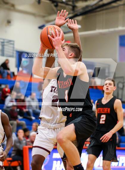 Thumbnail 2 in Kingston vs. Bethlehem Central (Officials vs Cancer Tournament) photogallery.
