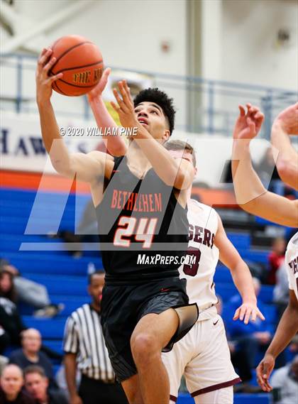 Thumbnail 1 in Kingston vs. Bethlehem Central (Officials vs Cancer Tournament) photogallery.
