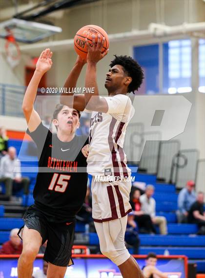 Thumbnail 1 in Kingston vs. Bethlehem Central (Officials vs Cancer Tournament) photogallery.