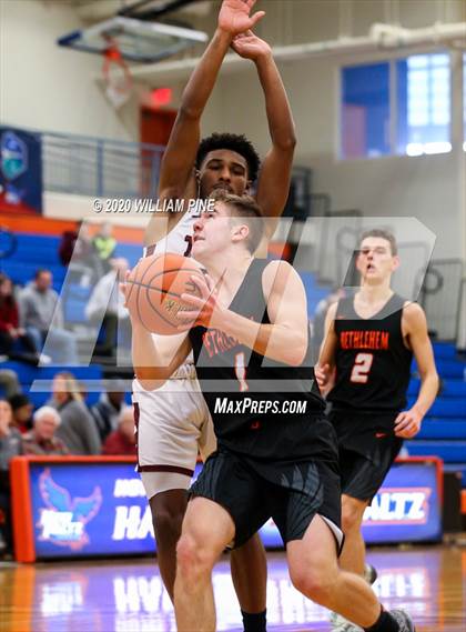 Thumbnail 1 in Kingston vs. Bethlehem Central (Officials vs Cancer Tournament) photogallery.