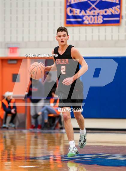 Thumbnail 1 in Kingston vs. Bethlehem Central (Officials vs Cancer Tournament) photogallery.