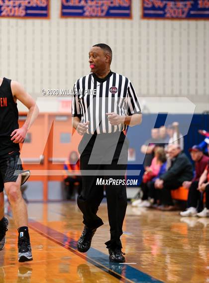 Thumbnail 1 in Kingston vs. Bethlehem Central (Officials vs Cancer Tournament) photogallery.