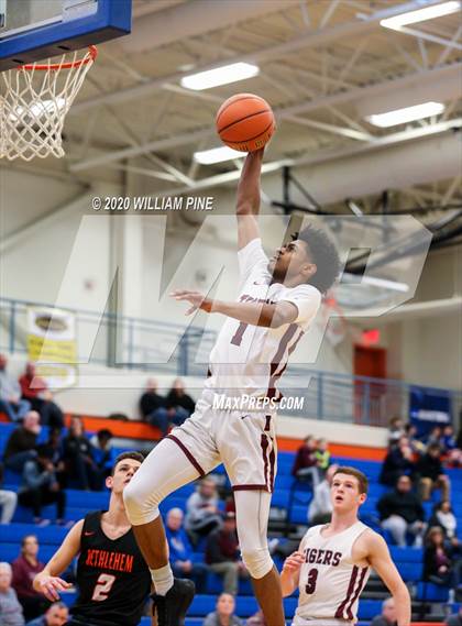 Thumbnail 1 in Kingston vs. Bethlehem Central (Officials vs Cancer Tournament) photogallery.