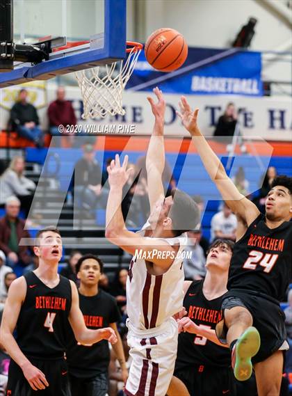 Thumbnail 1 in Kingston vs. Bethlehem Central (Officials vs Cancer Tournament) photogallery.