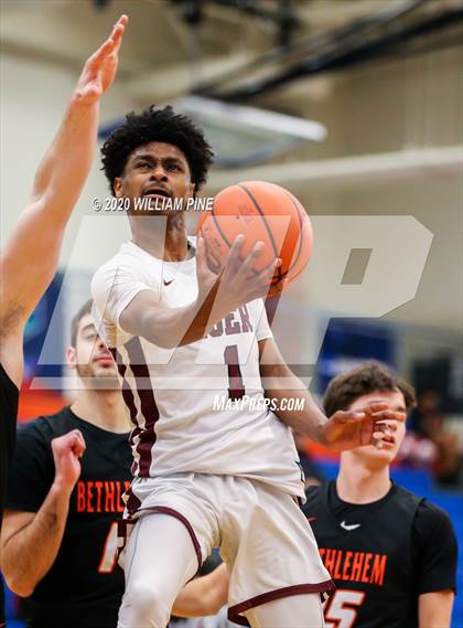 Thumbnail 1 in Kingston vs. Bethlehem Central (Officials vs Cancer Tournament) photogallery.