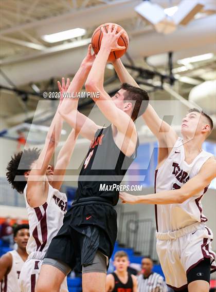 Thumbnail 1 in Kingston vs. Bethlehem Central (Officials vs Cancer Tournament) photogallery.