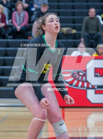Thumbnail 1 in Bishop Blanchet vs. Holy Names Academy (WIAA 3A SeaKing District Tournament) photogallery.