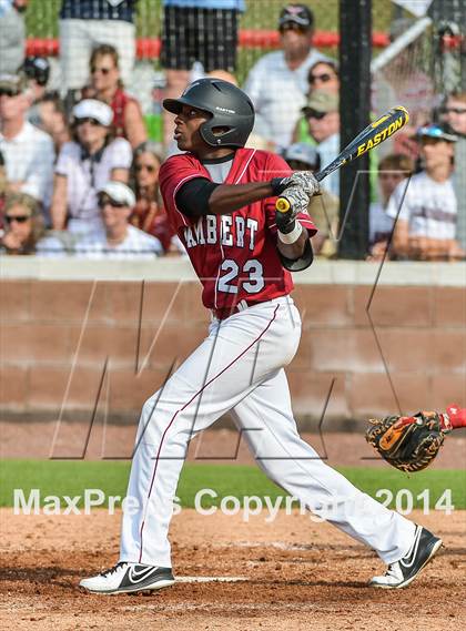 Thumbnail 2 in Milton vs. Lambert (GHSA 6A Final) photogallery.