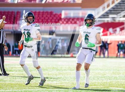 Thumbnail 1 in Green Canyon vs Crimson Cliffs (UHSAA 4A Final) photogallery.