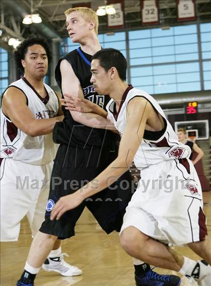 Thumbnail 2 in Woodside Priory vs. Eastside College Prep (CIF CCS D5 Final) photogallery.