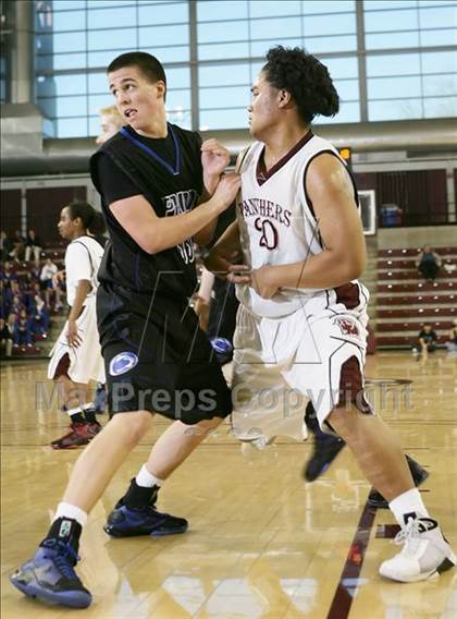 Thumbnail 3 in Woodside Priory vs. Eastside College Prep (CIF CCS D5 Final) photogallery.