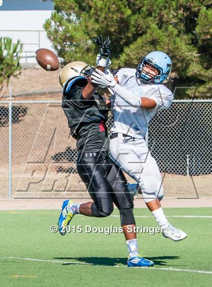 Thumbnail 1 in Tennyson vs Hayward (Scrimmages at Tennyson) photogallery.
