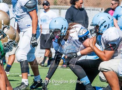 Thumbnail 1 in Tennyson vs Hayward (Scrimmages at Tennyson) photogallery.