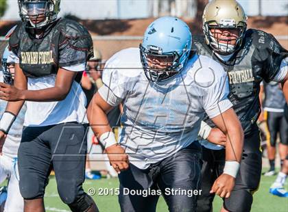 Thumbnail 3 in Tennyson vs Hayward (Scrimmages at Tennyson) photogallery.