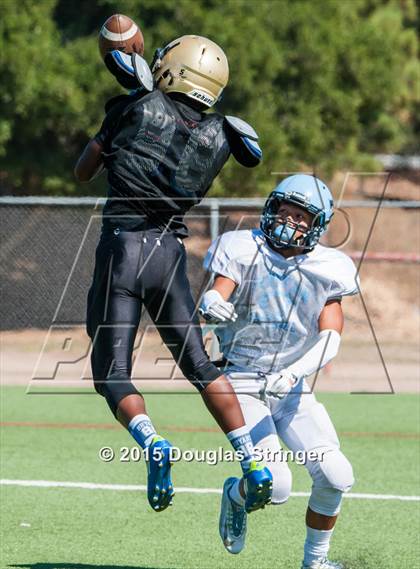 Thumbnail 3 in Tennyson vs Hayward (Scrimmages at Tennyson) photogallery.
