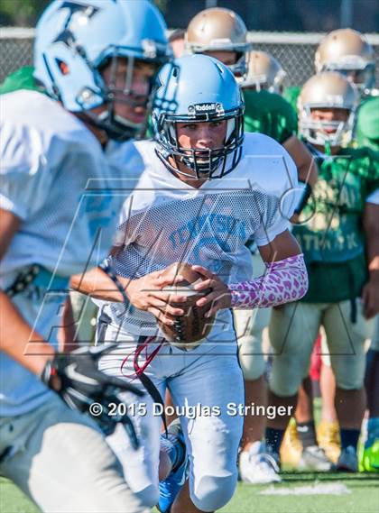 Thumbnail 2 in Tennyson vs Hayward (Scrimmages at Tennyson) photogallery.