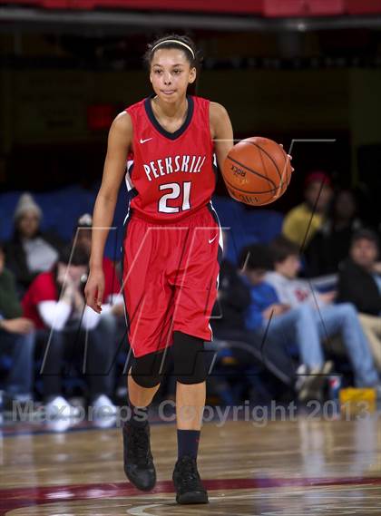 Thumbnail 2 in Peekskill vs. Albertus Magnus (Section 1 Class A Final) photogallery.
