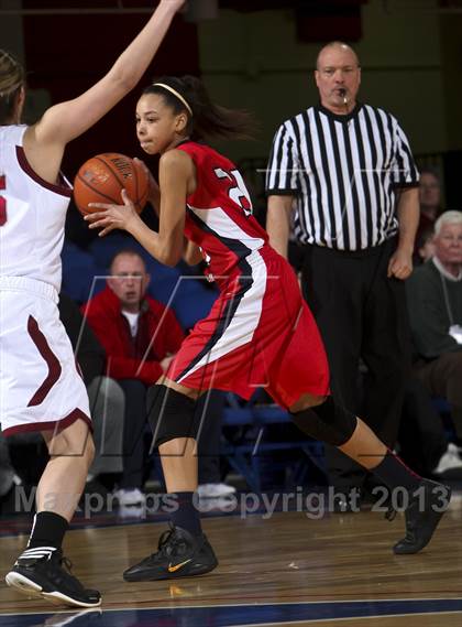 Thumbnail 2 in Peekskill vs. Albertus Magnus (Section 1 Class A Final) photogallery.