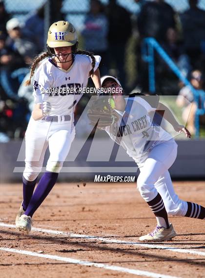 Thumbnail 3 in Silver Creek vs Holy Family (CHSAA 4A Semifinal) photogallery.