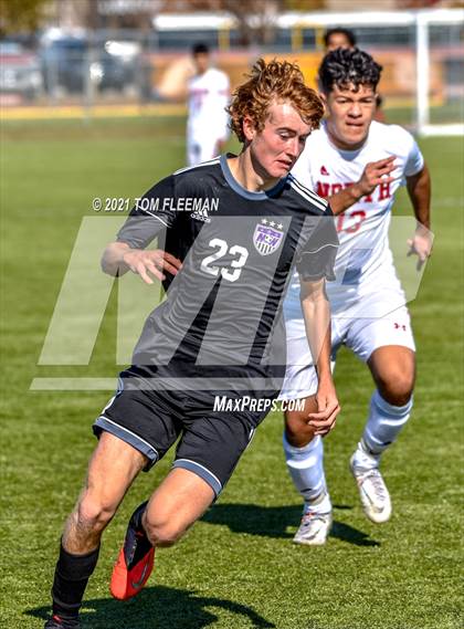 Thumbnail 2 in North vs Blue Valley Northwest (KSHSAA 6A Consolation) photogallery.