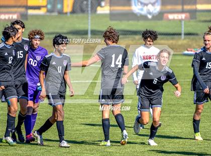 Thumbnail 1 in North vs Blue Valley Northwest (KSHSAA 6A Consolation) photogallery.
