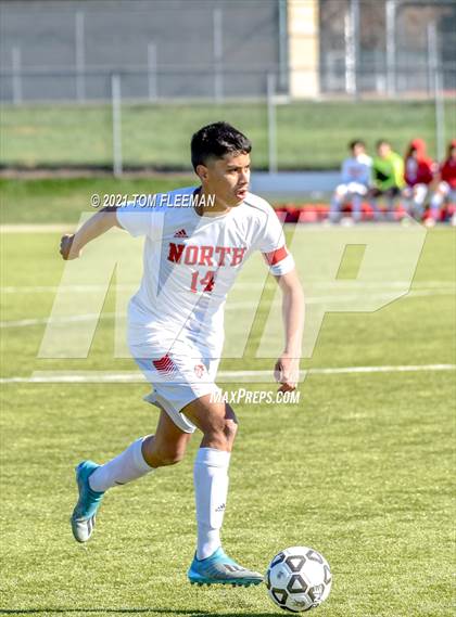 Thumbnail 3 in North vs Blue Valley Northwest (KSHSAA 6A Consolation) photogallery.