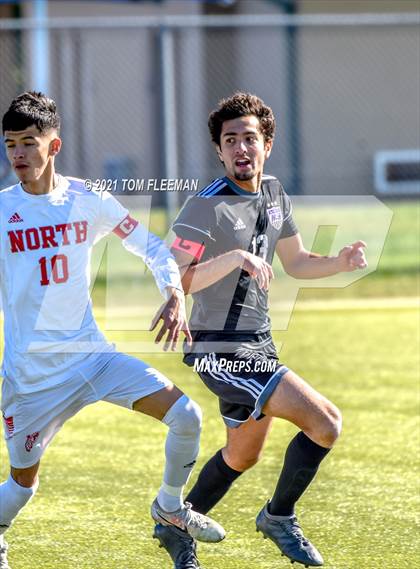 Thumbnail 1 in North vs Blue Valley Northwest (KSHSAA 6A Consolation) photogallery.