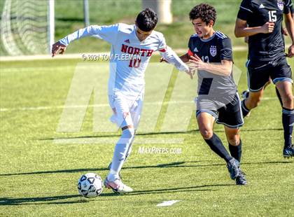 Thumbnail 3 in North vs Blue Valley Northwest (KSHSAA 6A Consolation) photogallery.